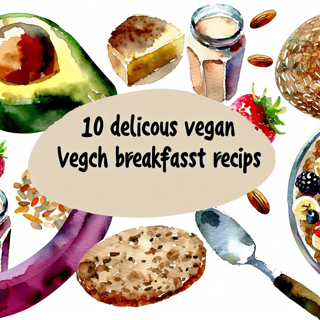 10 Deliciosas Receitas de Pratos Veganos para o Café da Manhã