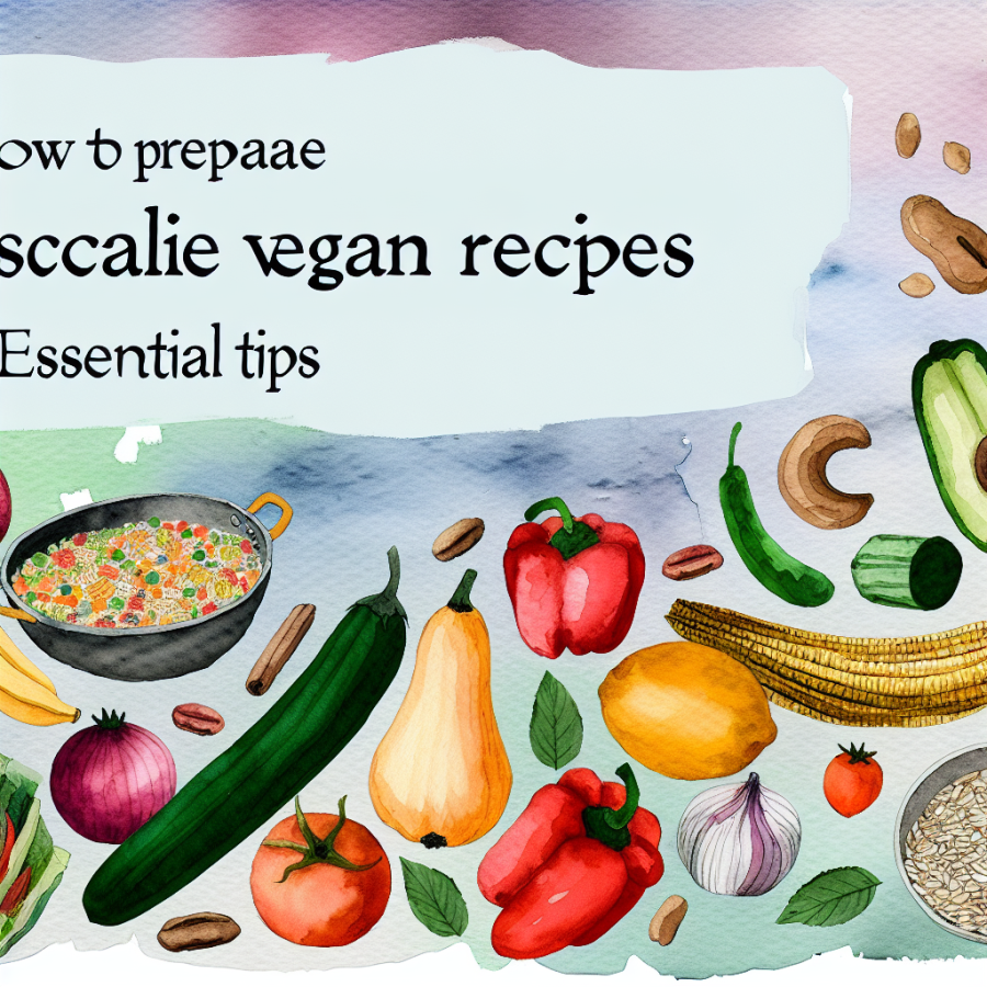 Como Preparar Receitas Veganas com Menos Calorias: Dicas Essenciais