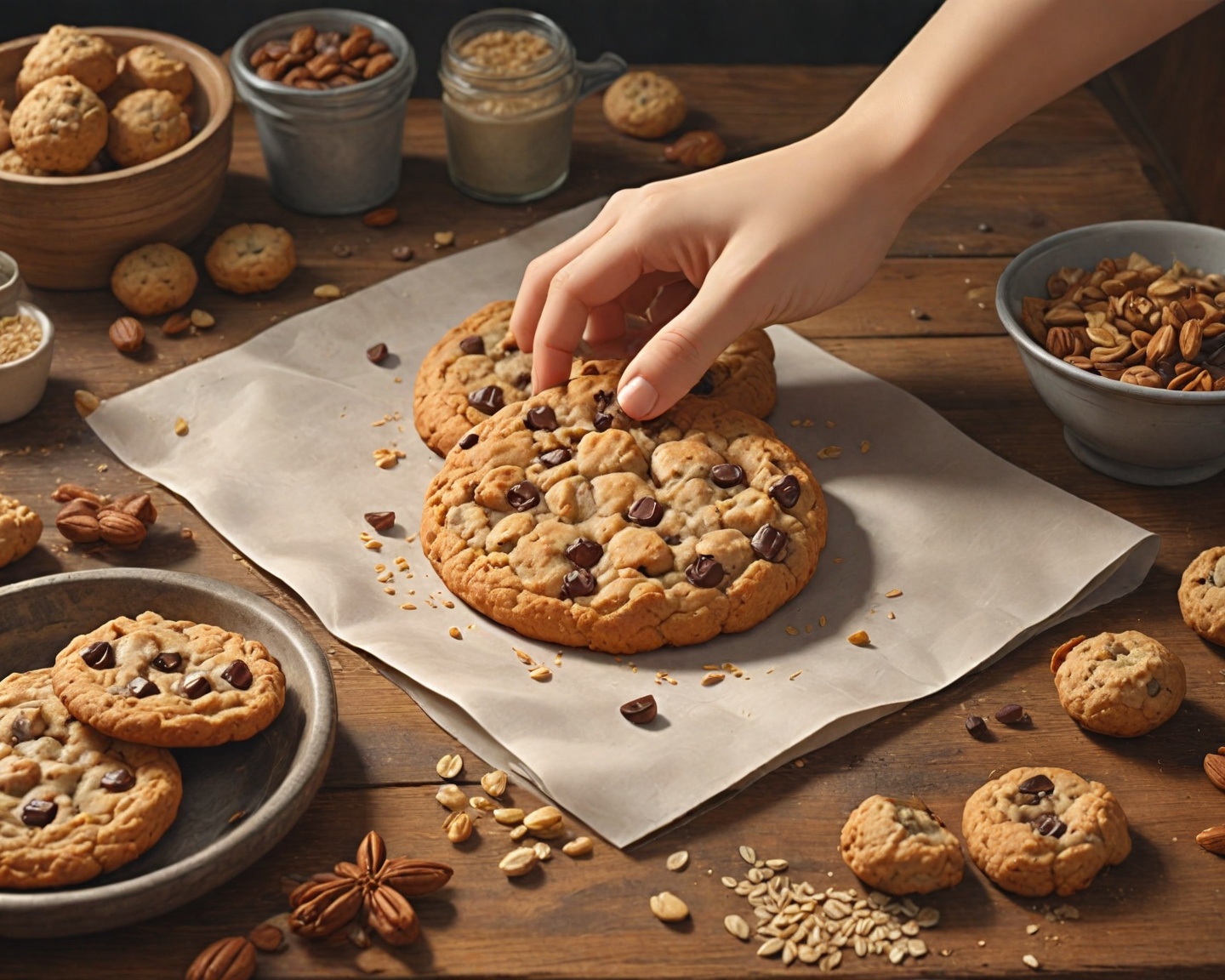 Receita de cookies sem açúcar nem farinha branca fácil e saudável