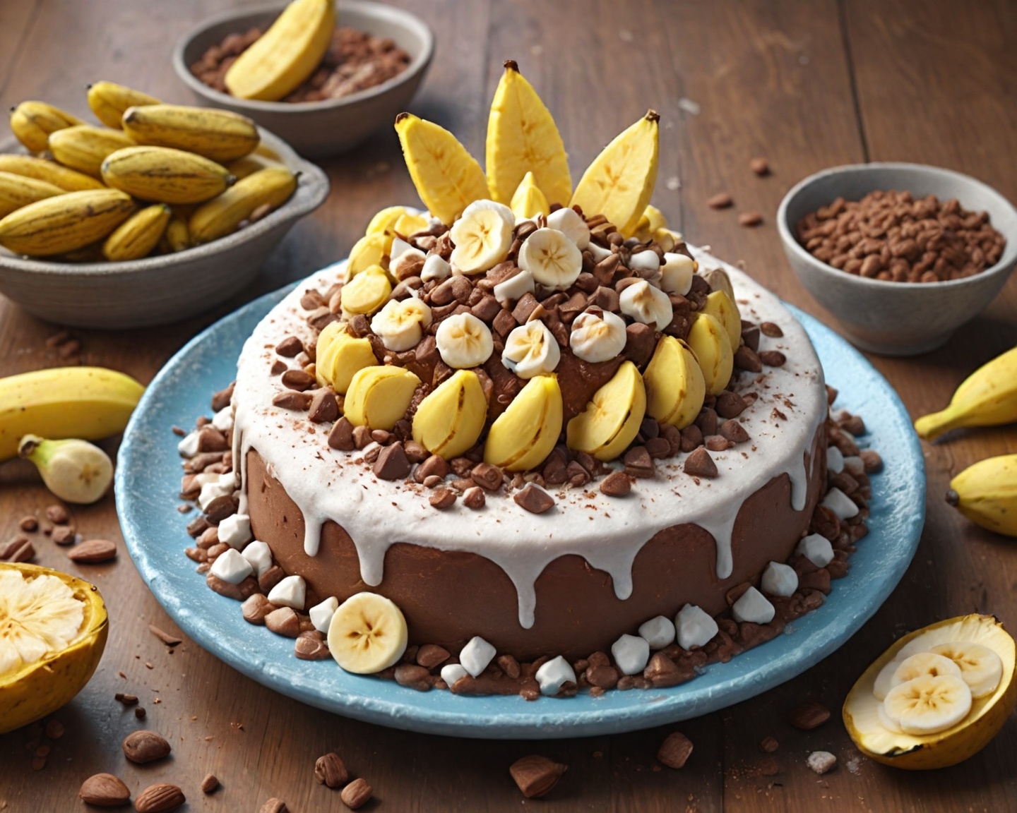 Sobremesa gelada com banana congelada e cacau: receita fácil