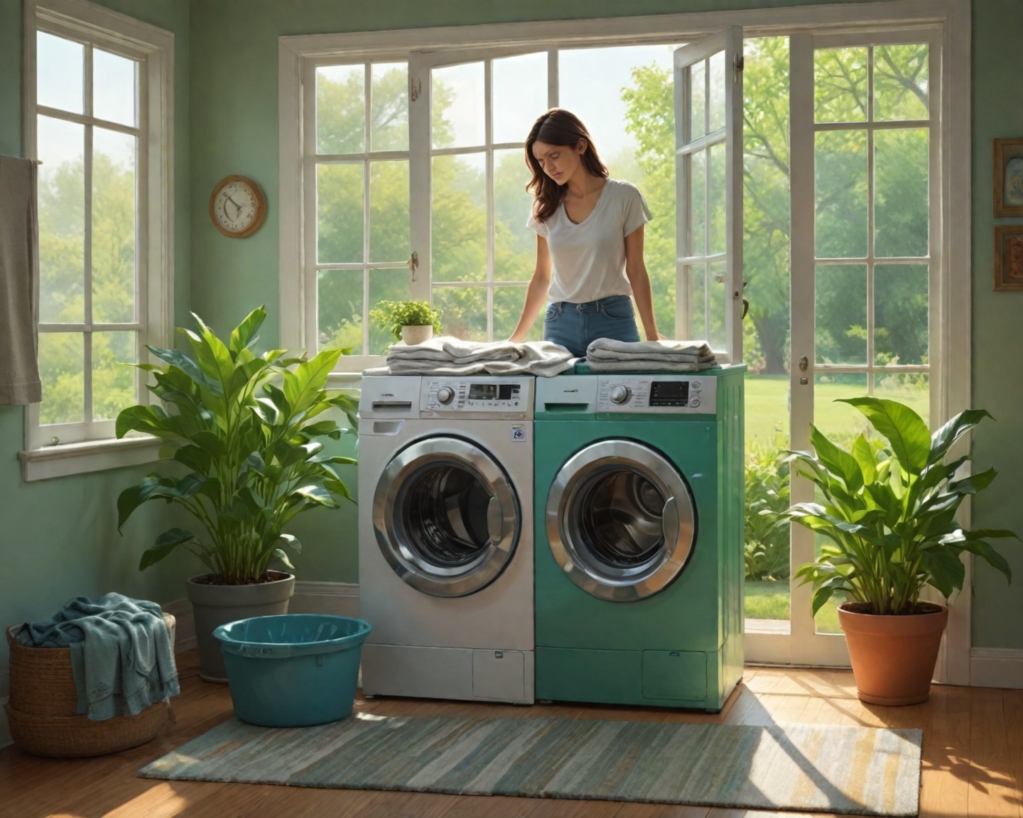 Como lavar roupas economizando água e energia em casa