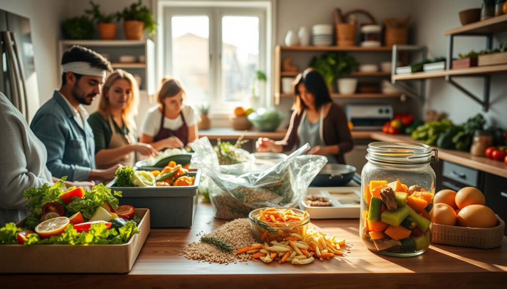 redução de desperdício de alimentos