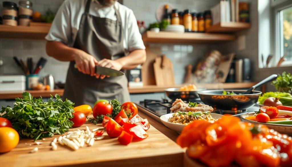 como preparar almoços rápidos
