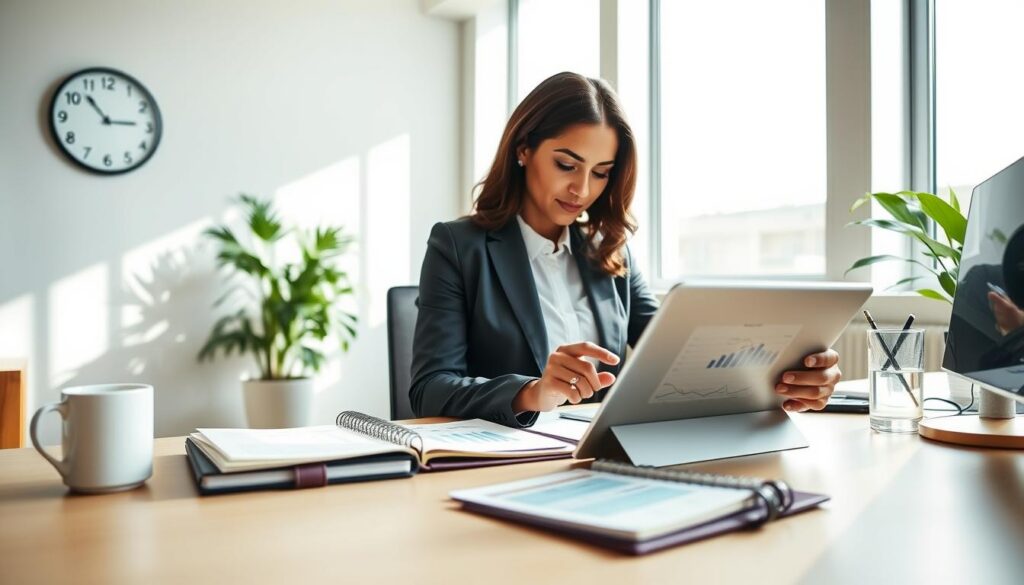 gestão de tempo e finanças