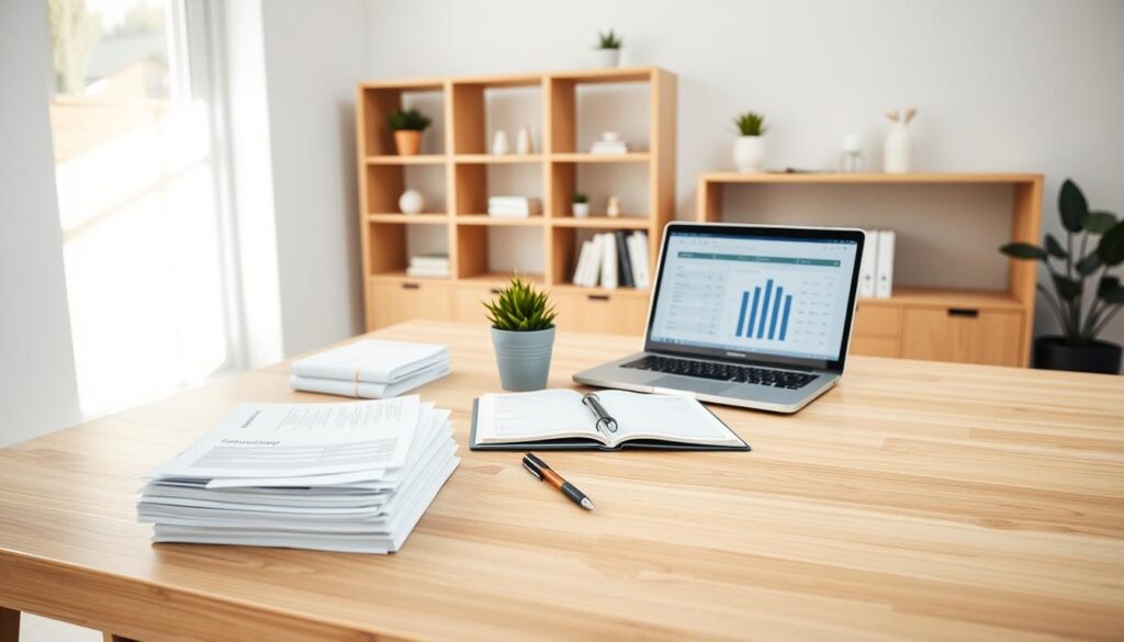 organização financeira minimalista