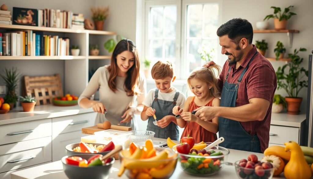 práticas saudáveis em família