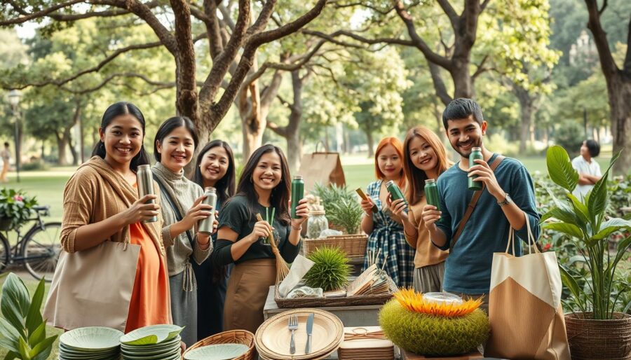Alternativas ecológicas para substituir produtos descartáveis